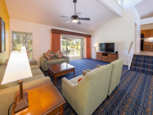 Makai Club Resort two bedroom living room interior