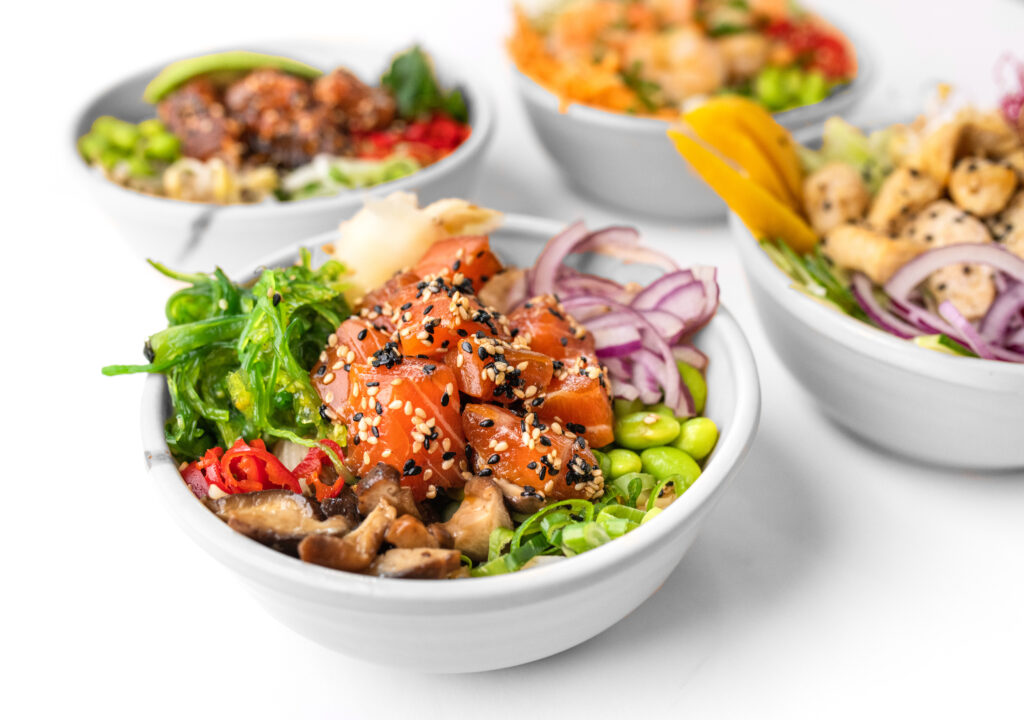 Poke bowls - The traditional Hawaiian food