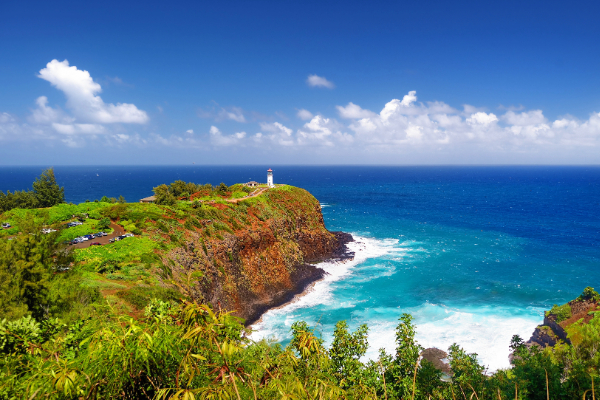 Kilauea lighthouse in Kauai